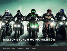 Tablet Screenshot of motocykle.kielce.com.pl